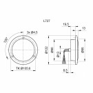  Jokon 727 LED bakykt BBS 12V thumbnail